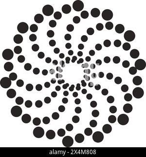 Kreismuster Symbol Vektordarstellung Symboldesign Stock Vektor