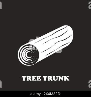 Baumstamm Vektor Symbol Illustration Symbol Design Stock Vektor