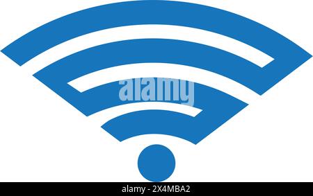 WLAN-Logo Vektor isolierte Illustrationsvorlage Design Stock Vektor