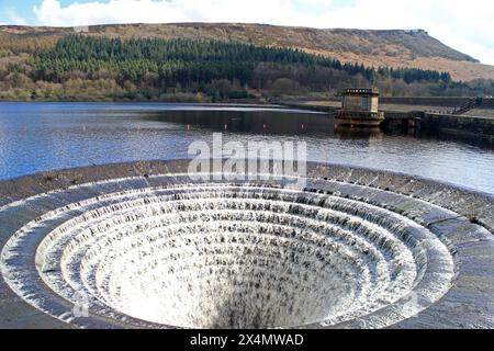 Öffnung für Ladybower-Behälter Stockfoto