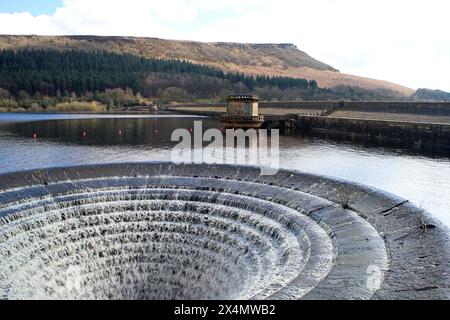 Öffnung für Ladybower-Behälter Stockfoto