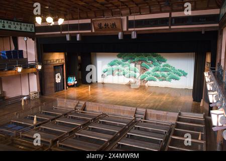 Japan, Shikoku, Uchiko, Uchiko-za-Theater, Kabuki, Stockfoto