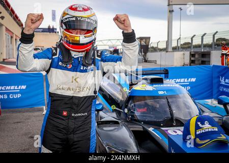 Le Castellet, Frankreich. Mai 2024. DROUX (SWI), Cool Racing, Ligier JS P320 - Nissan, Porträt-Podium während der 2. Runde des Michelin Le Mans Cup 2024 auf dem Circuit Paul Ricard vom 3. Bis 5. Mai 2024 in Le Castellet, Frankreich - Foto Paulo Maria/DPPI Credit: DPPI Media/Alamy Live News Stockfoto