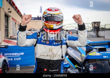 Le Castellet, Frankreich. Mai 2024. DROUX (SWI), Cool Racing, Ligier JS P320 - Nissan, Porträt-Podium während der 2. Runde des Michelin Le Mans Cup 2024 auf dem Circuit Paul Ricard vom 3. Bis 5. Mai 2024 in Le Castellet, Frankreich - Foto Paulo Maria/DPPI Credit: DPPI Media/Alamy Live News Stockfoto