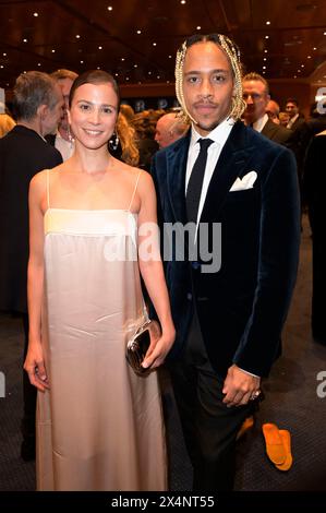 Aylin Tezel und Jerry Hoffmann bei der 74. Verleihung des Deutschen Filmpreises 2024 im Theater am Potsdamer Platz. Berlin, 03.05.2024 Stockfoto