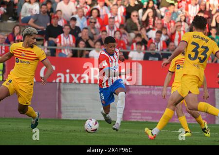 Mai 2024; Estadi Montilivi, Girona, Spanien, spanischer La Liga Fußball, Girona gegen Barcelona; Savio Girona FC Stockfoto