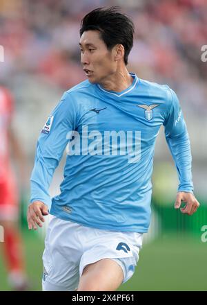 Monza, Italien. Mai 2024. Daichi Kamada von der SS Lazio während des Spiels der Serie A im U-Power Stadium, Monza. Der Bildnachweis sollte lauten: Jonathan Moscrop/Sportimage Credit: Sportimage Ltd/Alamy Live News Stockfoto