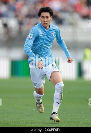 Monza, Italien. Mai 2024. Daichi Kamada von der SS Lazio während des Spiels der Serie A im U-Power Stadium, Monza. Der Bildnachweis sollte lauten: Jonathan Moscrop/Sportimage Credit: Sportimage Ltd/Alamy Live News Stockfoto