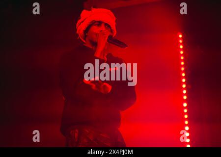 Mailand, Italien. Mai 2024. Mailand, Lil Tjay tritt im Konzert auf. Im Bild: Lil Tjay Credit: Unabhängige Fotoagentur/Alamy Live News Stockfoto