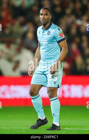 Barnsley, Großbritannien. Mai 2024. Bolton Wanderers Stürmer Cameron Jerome (35) während des Barnsley FC gegen Bolton Wanderers FC SKY Bet League One Play-offs Halbfinale 1st Leg in Oakwell, Barnsley, England, Vereinigtes Königreich am 3. Mai 2024 Credit: Every Second Media/Alamy Live News Stockfoto