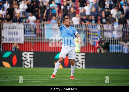 Monza, Italien. Mai 2024. Ciro immobil, während AC Monza gegen SS Lazio, Serie A, im U-Power Stadium. Quelle: Alessio Morgese/Alessio Morgese/Emage/Alamy Live News Stockfoto