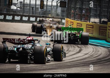 Miami, USA. Mai 2024. Zhou Guanyu (CHN) sauber C44. 04.05.2024. Formel-1-Weltmeisterschaft, Rd 6, Miami Grand Prix, Miami, Florida, USA, Sprint und Qualifikationstag. Das Foto sollte lauten: XPB/Alamy Live News. Stockfoto