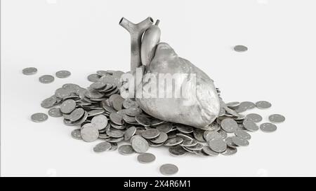 Krankenversicherung, konzeptuelle Illustration. Stockfoto