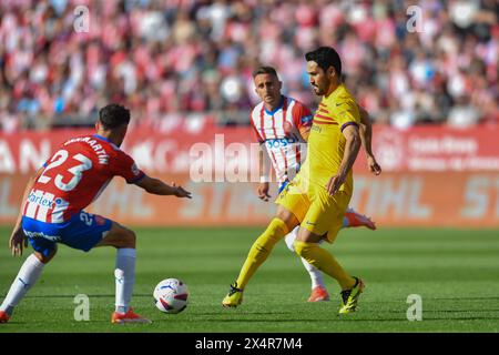 Girona, Esp. Mai 2024. GIRONA FC-FC BARCELONA 04. Mai 2024 Ilkay Gündogan (22) des FC Barcelona während des Spiels zwischen Girona FC und FC Barcelona, das dem 24. Tag der La Liga EA Sports im Stadtstadion Montilivi in Girona entspricht. Quelle: Rosdemora/Alamy Live News Stockfoto