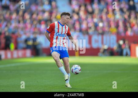 Girona, Esp. Mai 2024. GIRONA FC-FC BARCELONA 04. Mai 2024 Tsygankov (8) des Girona FC während des Spiels zwischen Girona FC und FC Barcelona, das dem 24. Tag der La Liga EA Sports im Stadtstadion Montilivi in Girona entspricht. Quelle: Rosdemora/Alamy Live News Stockfoto