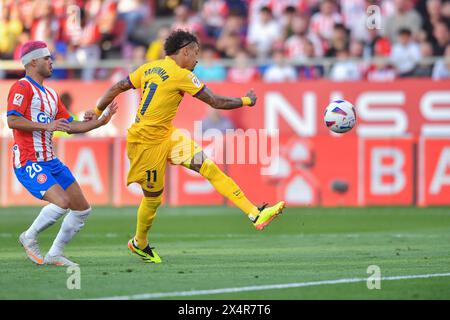 Girona, Esp. Mai 2024. GIRONA FC-FC BARCELONA 04. Mai 2024 Raphina (11) des FC Barcelona während des Spiels zwischen Girona FC und FC Barcelona, das dem 34. Tag der La Liga EA Sports im Stadtstadion Montilivi in Girona entspricht. Quelle: Rosdemora/Alamy Live News Stockfoto