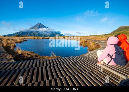 Mount Taranaki Lookout - Neuseeland Stockfoto