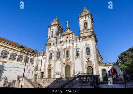 Kirche unserer Lieben Frau vom Berg Karmel im Viertel Pelourinho, Salvador, Bahia, Brasilien Stockfoto