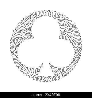 Einzelne durchgehende Linienzeichnung Poker Spielkarten passen Clubdesign Form Einzelsymbol. Die Clubs passen auf die Spielkarte, die für Ass im Kasino verwendet wird. Drall c Stock Vektor