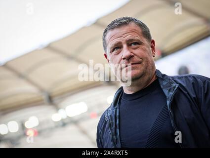 STUTTGART – 04. MAI: Max Eberl Vorstandsmitglied des Sport FC Bayern München vor dem Bundesliga-Spiel zwischen dem VfB Stuttgart und dem FC Bayern München in der MHPArena am 04. Mai 2024 in Stuttgart. © diebilderwelt / Alamy Stock Stockfoto