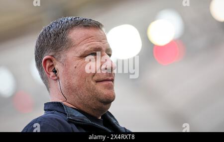 STUTTGART – 04. MAI: Max Eberl Vorstandsmitglied des Sport FC Bayern München vor dem Bundesliga-Spiel zwischen dem VfB Stuttgart und dem FC Bayern München in der MHPArena am 04. Mai 2024 in Stuttgart. © diebilderwelt / Alamy Stock Stockfoto