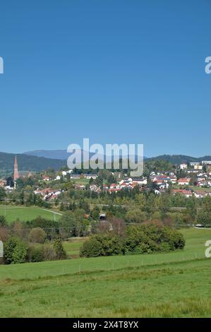 Luftkurort Zwiesel, bayerischer Wald, Niederbayern, Deutschland Stockfoto