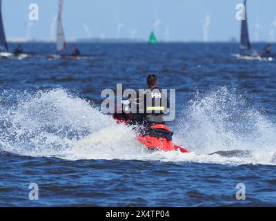 Sheerness, Kent, Großbritannien. Mai 2024. Wetter in Großbritannien: Sonnig und warm in Sheerness, Kent. Quelle: James Bell/Alamy Live News Stockfoto