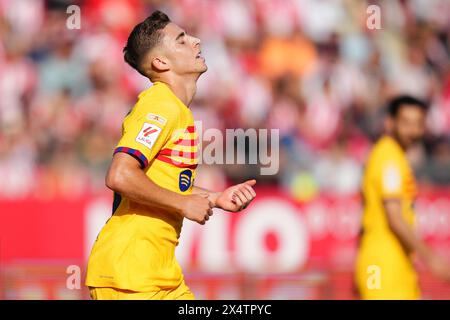 Girona, Spanien. Mai 2024. Während des La Liga EA Sports Matches zwischen Girona FC und FC Barcelona spielte er am 4. Mai 2024 im Montilivi Stadion in Girona, Spanien. (Foto: Bagu Blanco/PRESSINPHOTO) Credit: PRESSINPHOTO SPORTS AGENCY/Alamy Live News Stockfoto