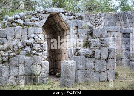Tempel der Retablos, Chichen Itza, UNESCO-Welthütte, Yucatan, Mexiko Stockfoto