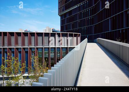 Maersk Turm (Maersk Tårnet), entworfen von C.F. Møller Architekten (2017); Blegdamsvej, Kopenhagen, Dänemark Stockfoto