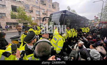 Peckham Anti-Migrantendeportationen protestieren Stockfoto