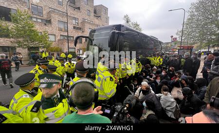 Peckham Anti-Migrantendeportationen protestieren Stockfoto