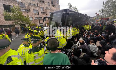 Peckham Anti-Migrantendeportationen protestieren Stockfoto