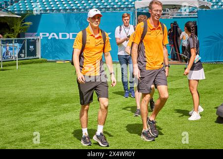 Miami Gardens, FL, USA. Mai 2024. 81 Oscar Piastri (aus) McLaren. Wettkampftag. F1 Miami GP im Miami Autodrome in Miami Gardens, Florida, USA. Quelle: Yaroslav Sabitov/YES Market Media/Alamy Live News. Stockfoto