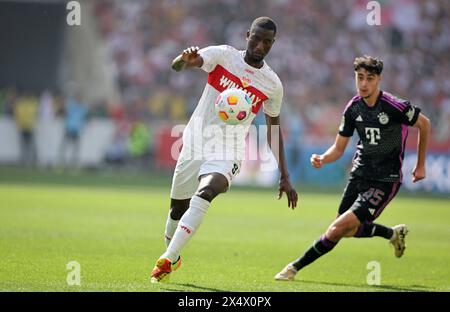 Serhou Guirassy vom VFB Stuttgart VfB Stuttgart - FC Bayern MŸnchen Fussball 1 . Bundesliga Saison 2023 / 2024 © diebilderwelt / Alamy Stock Stockfoto