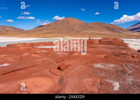 Piedras Rojas (Rote Steine), in der Nähe von San Pedro de Atacama, Chile. Stockfoto