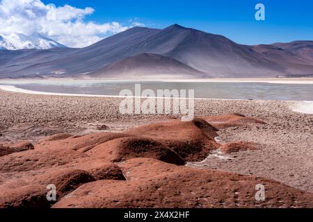 Piedras Rojas (Rote Steine), in der Nähe von San Pedro de Atacama, Chile. Stockfoto