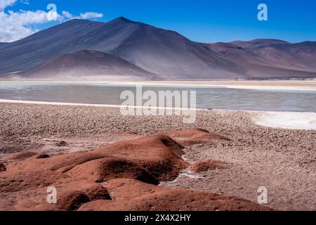 Piedras Rojas (Rote Steine), in der Nähe von San Pedro de Atacama, Chile. Stockfoto