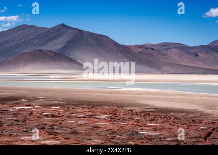 Piedras Rojas (Rote Steine), in der Nähe von San Pedro de Atacama, Chile. Stockfoto