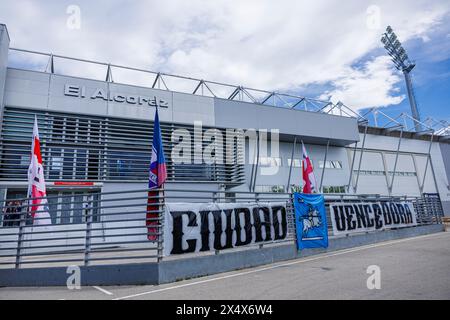 Huesca, Spanien. Mai 2024. HUESCA, SPANIEN - 4. MAI: . Während des Liga Hypermotion Matches zwischen SD Huesca und Real Oviedo im Estadio El Alcoraz am 4. Mai 2024 in Huesca, Spanien (Credit Image: © PG/DAX via ZUMA Press Wire) NUR REDAKTIONELLE VERWENDUNG! Nicht für kommerzielle ZWECKE! Stockfoto