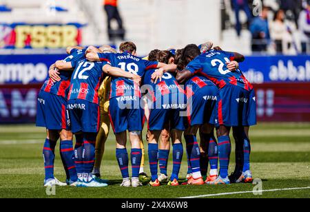 Huesca, Spanien. Mai 2024. HUESCA, SPANIEN - 4. MAI: . Während des Liga Hypermotion Matches zwischen SD Huesca und Real Oviedo im Estadio El Alcoraz am 4. Mai 2024 in Huesca, Spanien (Credit Image: © PG/DAX via ZUMA Press Wire) NUR REDAKTIONELLE VERWENDUNG! Nicht für kommerzielle ZWECKE! Stockfoto