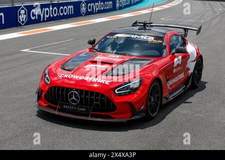 Miami, Etats Unis. Mai 2024. Safety Car während des Formel 1 Crypto.com Miami Grand Prix 2024, 6. Runde der Formel-1-Weltmeisterschaft 2024 vom 3. Bis 5. Mai 2024 auf dem Miami International Autodrome in Miami, USA - Foto DPPI Credit: DPPI Media/Alamy Live News Stockfoto