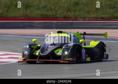 Le Castellet, Frankreich, 5. Mai 2024, #15 RLR M Sport (GbR) Ligier js P320 - Nissan (LMP3) Michael Jensen (ZAF) Nick Adcock (ZAF) Gael Julien (Fra) während der 4 Stunden von Le Castellet, zweites Rennen der European Le Mans Series 2024 (ELMS) auf dem Circuit Paul Ricard vom 2. bis 5. Mai 2024 in Le Castellet, Frankreich - Foto Laurent Cartalade/MPS Agency Credit MPS Agency/Alamy Live News Stockfoto