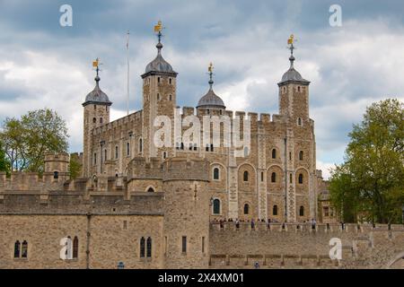 Der imposante Tower of London, Tower Hill, London Stockfoto