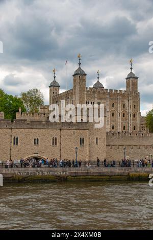 Der imposante Tower of London, Tower Hill, London Stockfoto