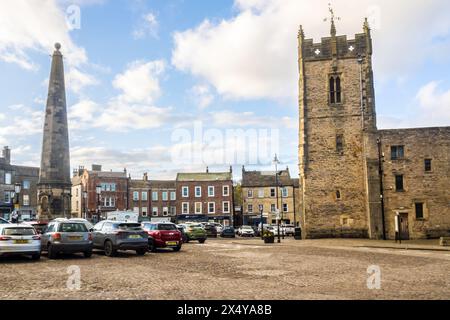 Marktplatz in Richmond, North Yorkshire Stockfoto