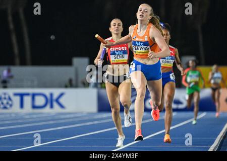 Nassau, Bahamas. Mai 2024. NASSAU, BAHAMAS - 5. MAI: Cathelijn Peeters of the Netherlands am 2. Tag der World Athletics Relays Bahamas 24 im Thomas Robinson Stadium am 5. Mai 2024 in Nassau, Bahamas. (Foto: Erik van Leeuwen/BSR Agency) Credit: BSR Agency/Alamy Live News Stockfoto