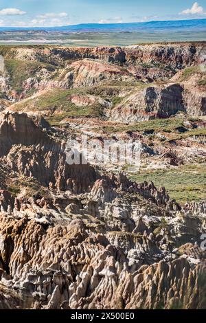 Hell's Half Acre in Natrona County, Wyoming, USA Stockfoto