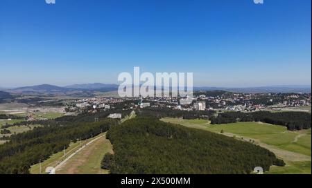 Landschaft in den Bergen, Zlatibor - Serbien Stockfoto