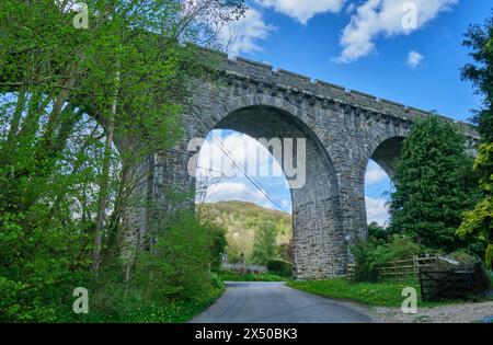 Knucklas Viadukt, Knucklas, Wales Stockfoto